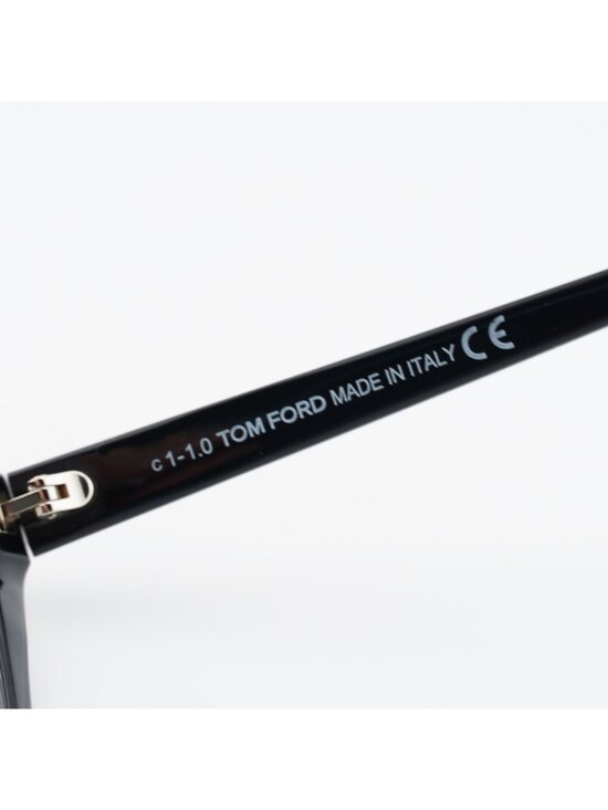 Tom Ford FT5729-B 001 Eyeglasses Black 53mm Cat Eye Frame, Blue Light Block main image 7